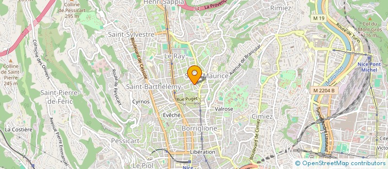 localisation de l'entreprise MADAME VIRGINIE PERROT  NICE