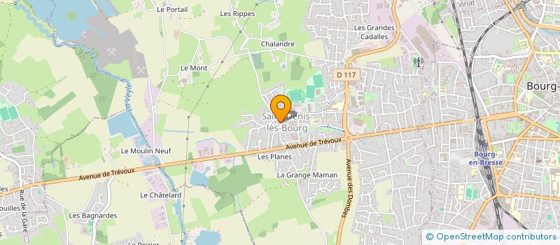localisation de l'entreprise MADAME VIRGINIE PERRUCHOT DE LA BUSSIERE à SAINT-DENIS-LES-BOURG