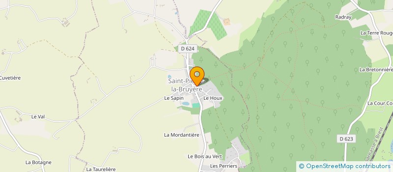 localisation de l'entreprise MADAME VIRGINIE PESNAUX à SAINT-PIERRE-LA-BRUYERE
