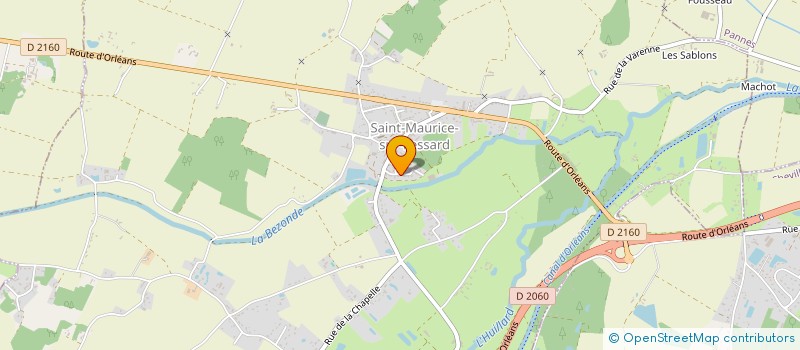 localisation de l'entreprise MADAME VIRGINIE PEUBRIER à SAINT-MAURICE-SUR-FESSARD
