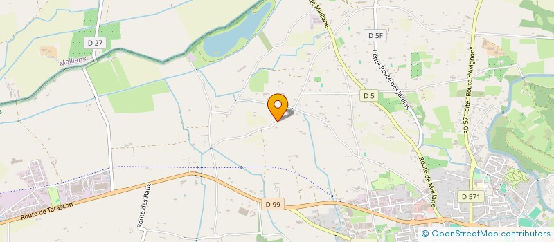 localisation de l'entreprise MADAME VIRGINIE PEYRO  SAINT-REMY-DE-PROVENCE