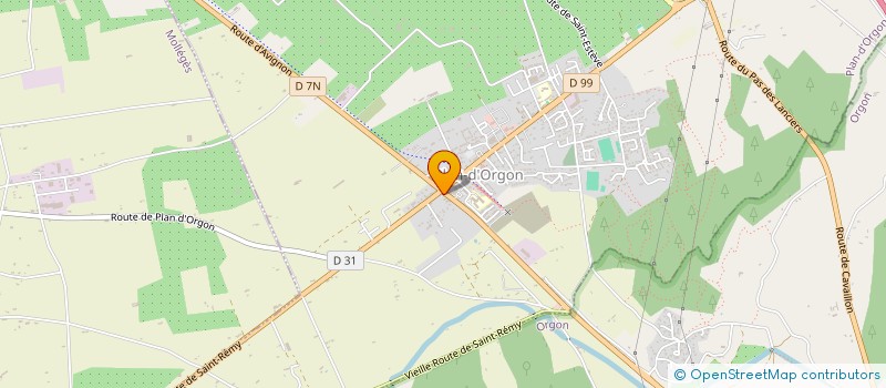 localisation de l'entreprise MADAME VIRGINIE PEYTAUD à PLAN-D'ORGON