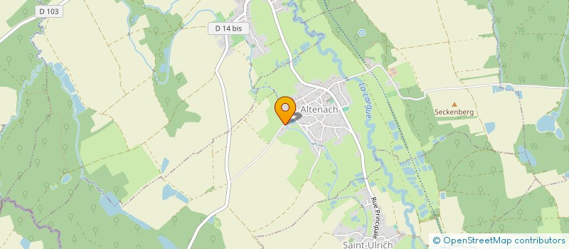 localisation de l'entreprise MADAME VIRGINIE PHILIPPS  ALTENACH