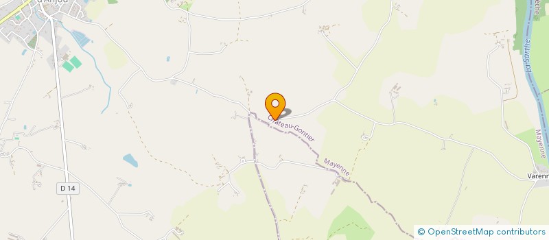 localisation de l'entreprise MADAME VIRGINIE PICHON  SAINT-DENIS-D'ANJOU