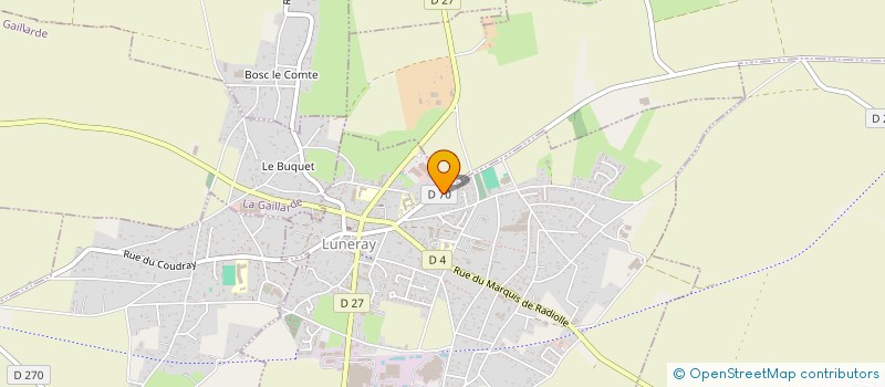 localisation de l'entreprise MADAME VIRGINIE PICOT  LUNERAY