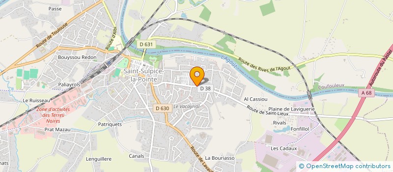 localisation de l'entreprise MADAME VIRGINIE PIERRARD  SAINT-SULPICE-LA-POINTE