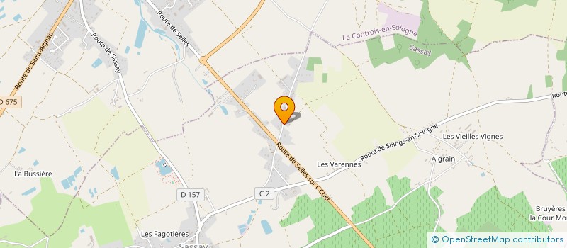 localisation de l'entreprise MADAME VIRGINIE PIERRE  SASSAY