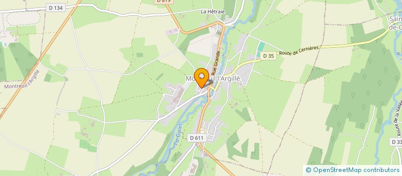 localisation de l'entreprise MADAME VIRGINIE PIGNOT à MONTREUIL-L'ARGILLE