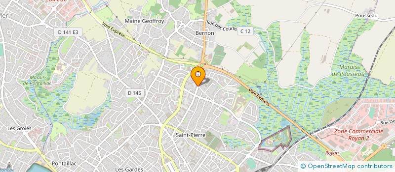 localisation de l'entreprise MADAME VIRGINIE PILON  ROYAN