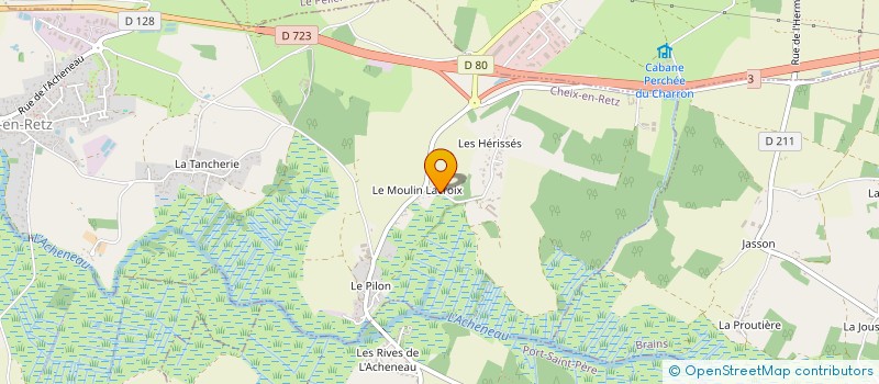 localisation de l'entreprise MADAME VIRGINIE PINEAU  CHEIX-EN-RETZ