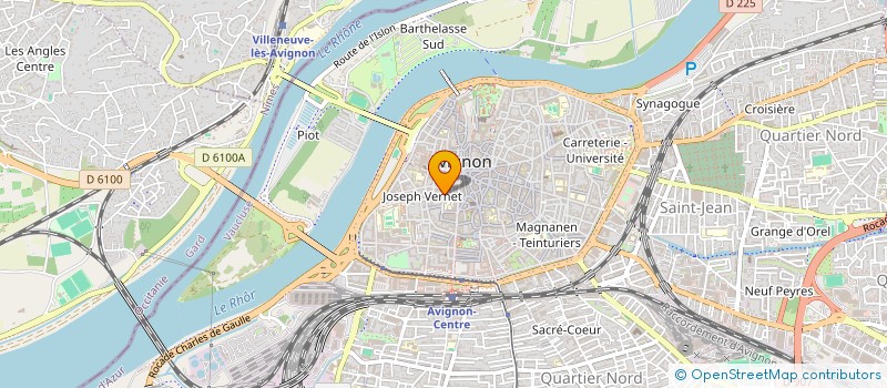 localisation de l'entreprise MADAME VIRGINIE PINEAUD  AVIGNON