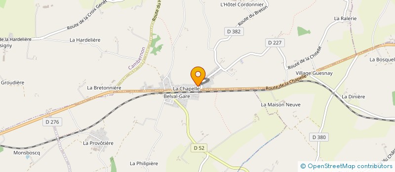 localisation de l'entreprise MADAME VIRGINIE PINSON  OUVILLE