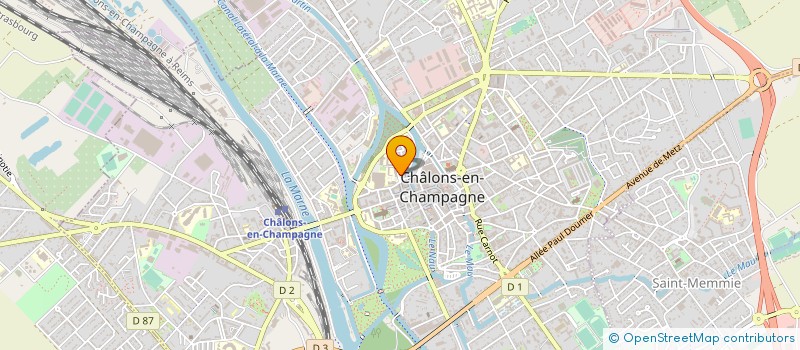 localisation de l'entreprise MADAME VIRGINIE PINTO  CHALONS-EN-CHAMPAGNE