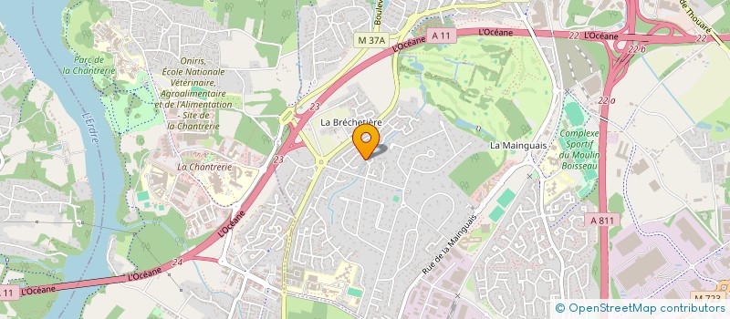 localisation de l'entreprise MADAME VIRGINIE PINTO  CARQUEFOU