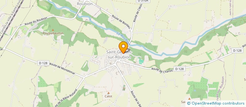 localisation de l'entreprise MADAME VIRGINIE PINTO DA COSTA  SAINT-GERVAIS-SUR-ROUBION