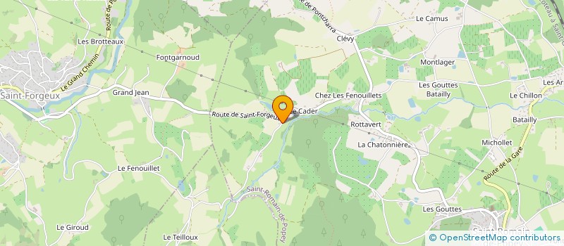 localisation de l'entreprise MADAME VIRGINIE PIO  SAINT-ROMAIN-DE-POPEY