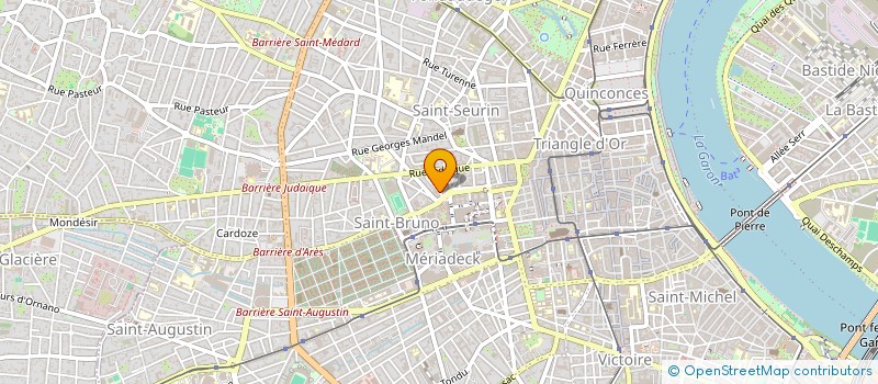 localisation de l'entreprise MADAME VIRGINIE PIRON à BORDEAUX