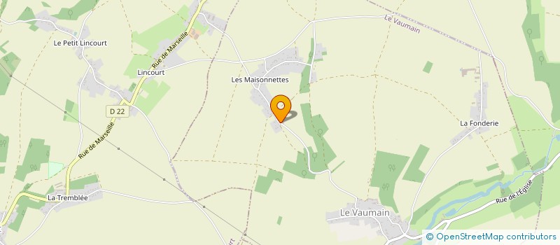 localisation de l'entreprise MADAME VIRGINIE PITARD  LE VAUMAIN