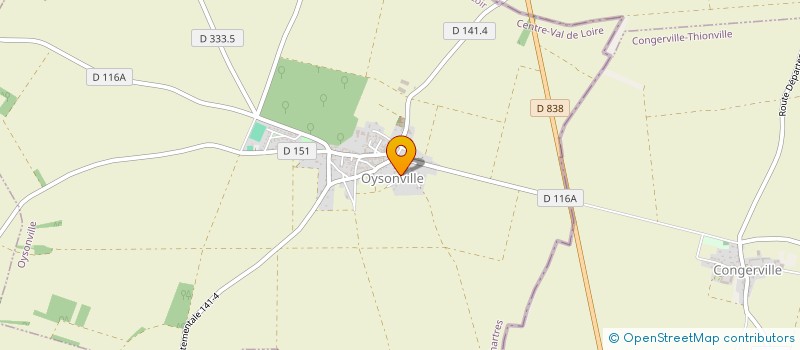 localisation de l'entreprise MADAME VIRGINIE PIVETAUD à OYSONVILLE