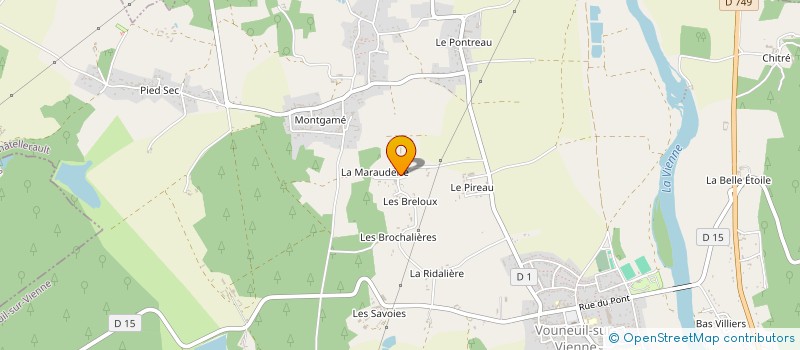 localisation de l'entreprise MADAME VIRGINIE PLAINEAU à MONTHOIRON