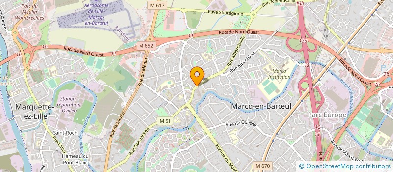 localisation de l'entreprise MADAME VIRGINIE PLAISANT à MARCQ-EN-BARŒUL