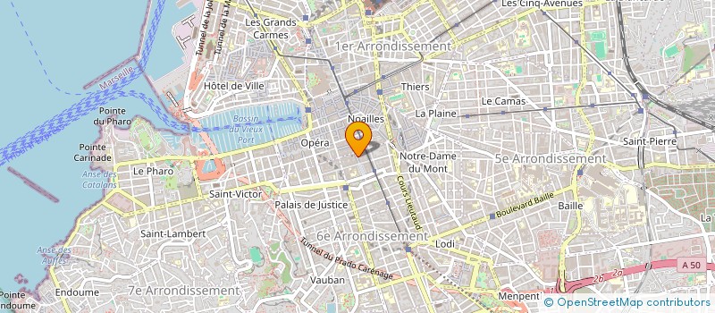 localisation de l'entreprise MADAME VIRGINIE PLESSIS à MARSEILLE