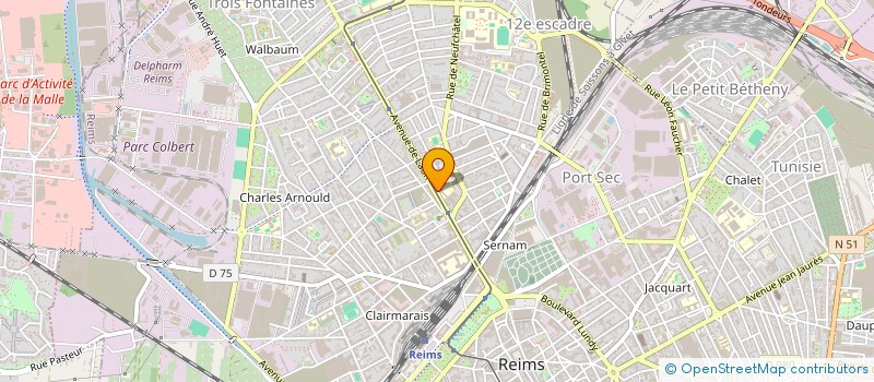 localisation de l'entreprise MADAME VIRGINIE PLICHARD  REIMS