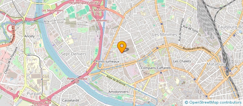 localisation de l'entreprise MADAME VIRGINIE POIGNANT  TOULOUSE