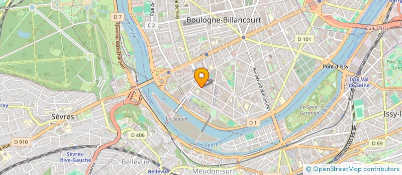 localisation de l'entreprise MADAME VIRGINIE POINCELOT à BOULOGNE-BILLANCOURT