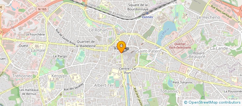 localisation de l'entreprise MADAME VIRGINIE POIRIER à VANNES