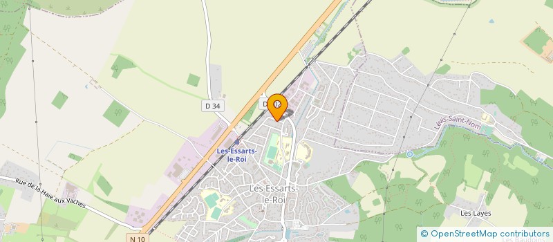 localisation de l'entreprise MADAME VIRGINIE POLI  LES ESSARTS-LE-ROI