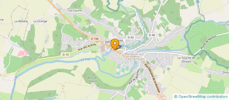 localisation de l'entreprise MADAME VIRGINIE POLICLORE à MAREUIL-SUR-LAY-DISSAIS