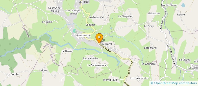 localisation de l'entreprise MADAME VIRGINIE POLO-CAFFAREL  AVEIZIEUX