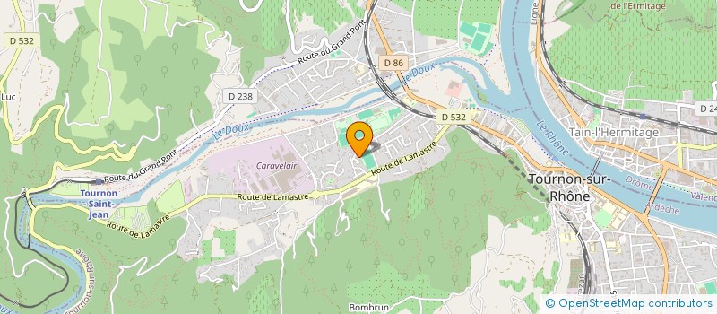 localisation de l'entreprise MADAME VIRGINIE PONTAL à TOURNON-SUR-RHONE
