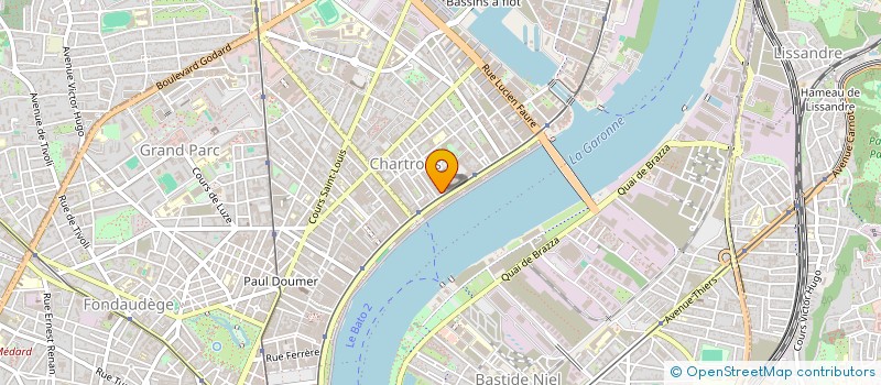 localisation de l'entreprise MADAME VIRGINIE PONTALIER  BORDEAUX