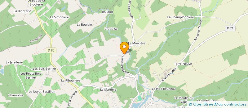 localisation de l'entreprise MADAME VIRGINIE PONTISSO à MONTHOU-SUR-CHER
