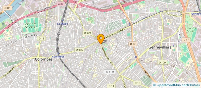 localisation de l'entreprise MADAME VIRGINIE POUILHES à BOIS-COLOMBES