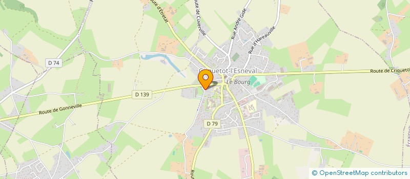 localisation de l'entreprise MADAME VIRGINIE POUSSARD  CRIQUETOT-L'ESNEVAL