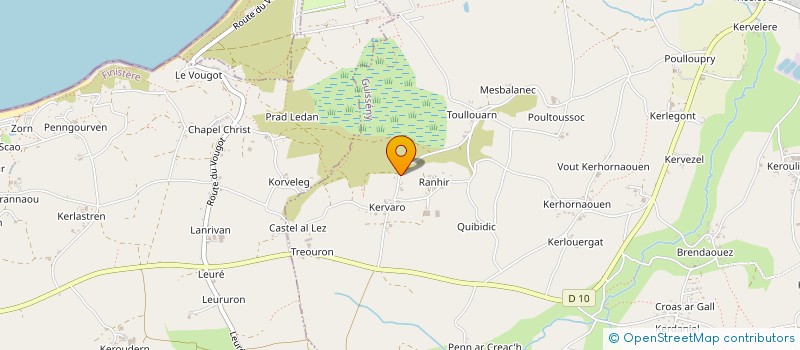 localisation de l'entreprise MADAME VIRGINIE POUSSIERE  GUISSENY