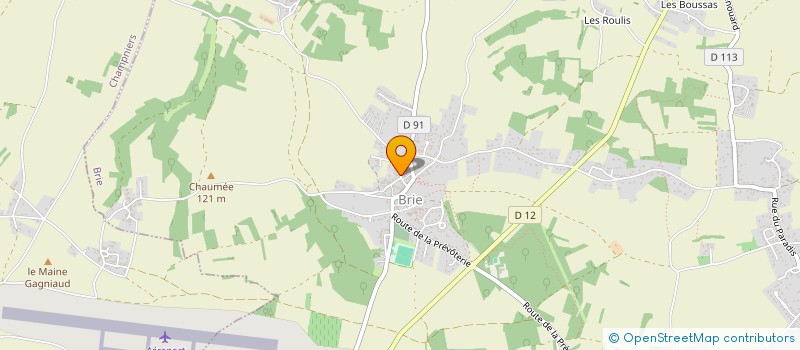 localisation de l'entreprise MADAME VIRGINIE PREAU GUILLOTEAU  BRIE