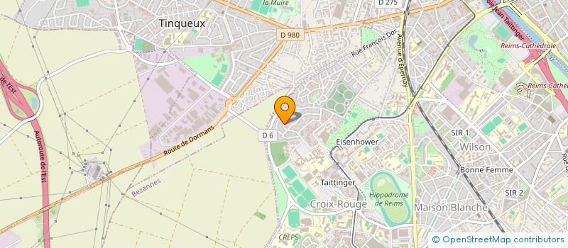 localisation de l'entreprise MADAME VIRGINIE PREVOT  REIMS