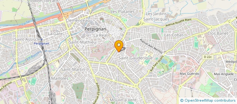 localisation de l'entreprise MADAME VIRGINIE PROST  PERPIGNAN