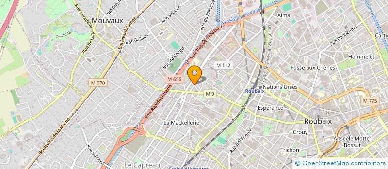 localisation de l'entreprise MADAME VIRGINIE PROTIN  TOURCOING