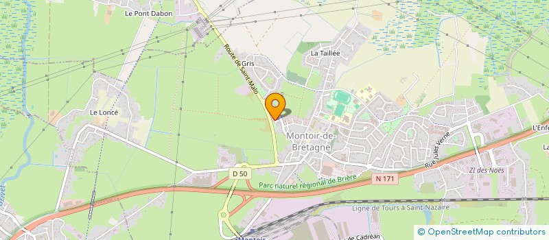 localisation de l'entreprise MADAME VIRGINIE PRUVOST  MONTOIR-DE-BRETAGNE