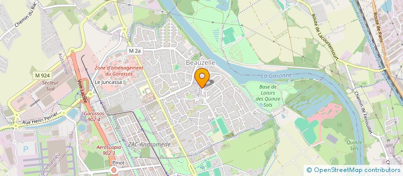 localisation de l'entreprise MADAME VIRGINIE PUSIOL  BEAUZELLE