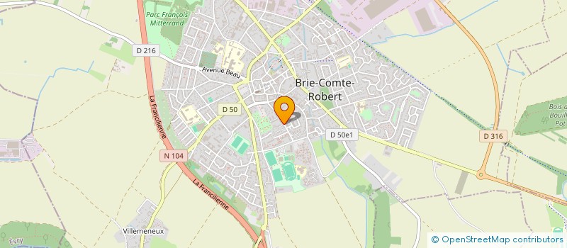 localisation de l'entreprise MADAME VIRGINIE QUESSADA  BRIE-COMTE-ROBERT