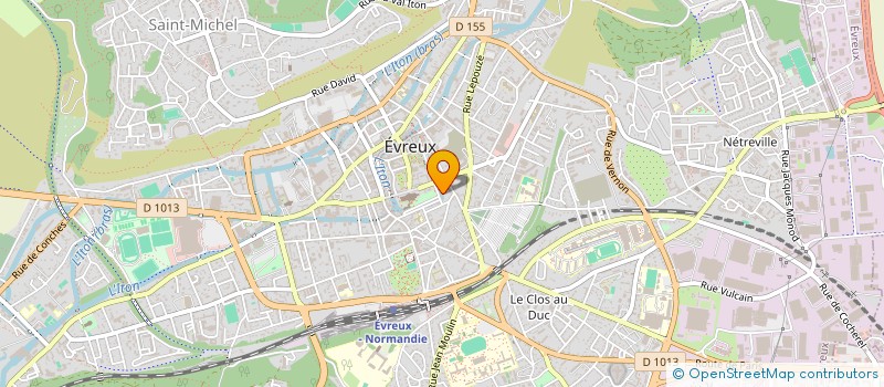 localisation de l'entreprise MADAME VIRGINIE QUET  EVREUX