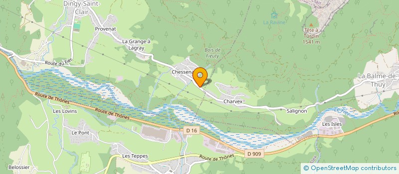 localisation de l'entreprise MADAME VIRGINIE QUETANT  DINGY-SAINT-CLAIR