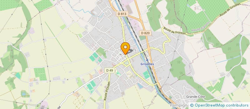 localisation de l'entreprise MADAME VIRGINIE QUINTANA  GRISOLLES