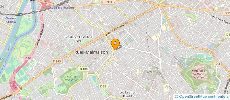 localisation de l'entreprise MADAME VIRGINIE RABA à RUEIL-MALMAISON